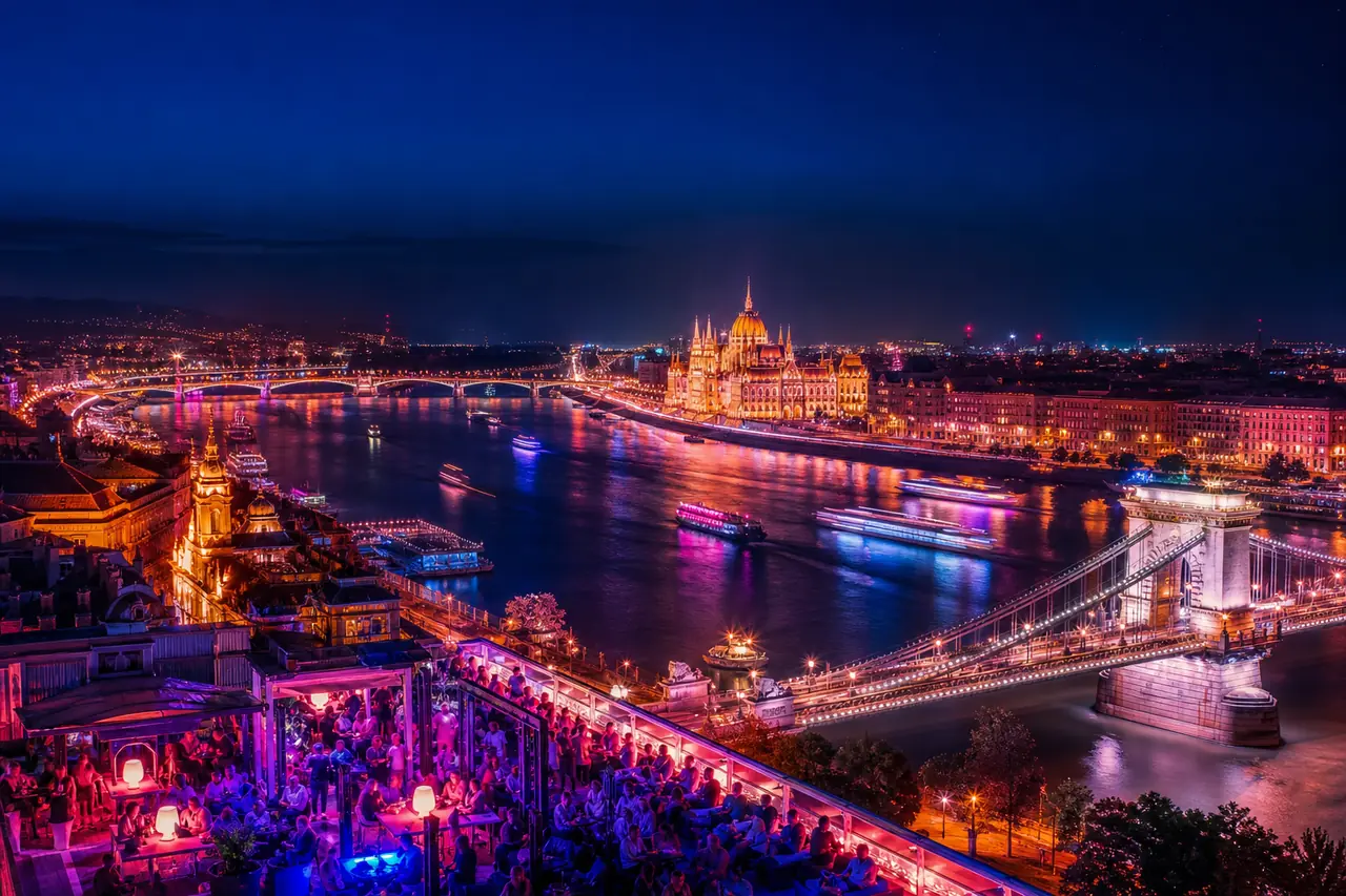 Budapest éjszakai panoráma